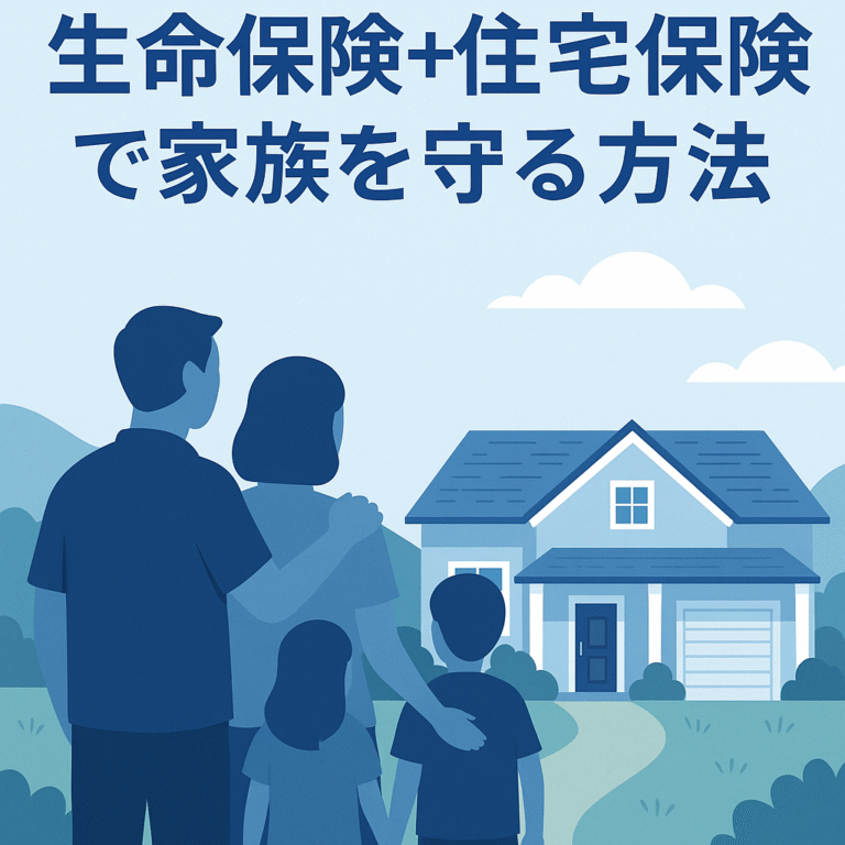 生命保険＋住宅保険で家族を守る方法